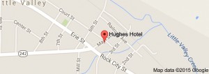 Hughes Hotel Map